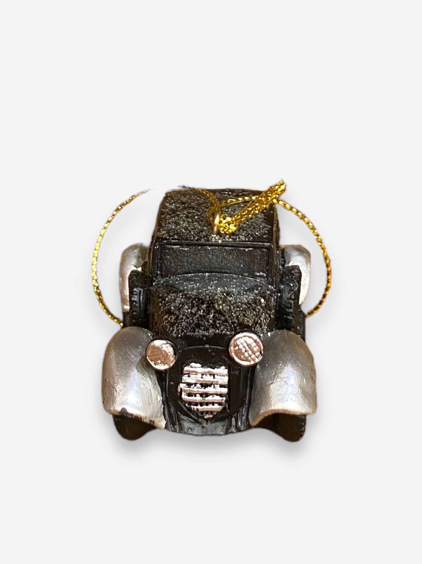 Christmas tree figure- Black car
