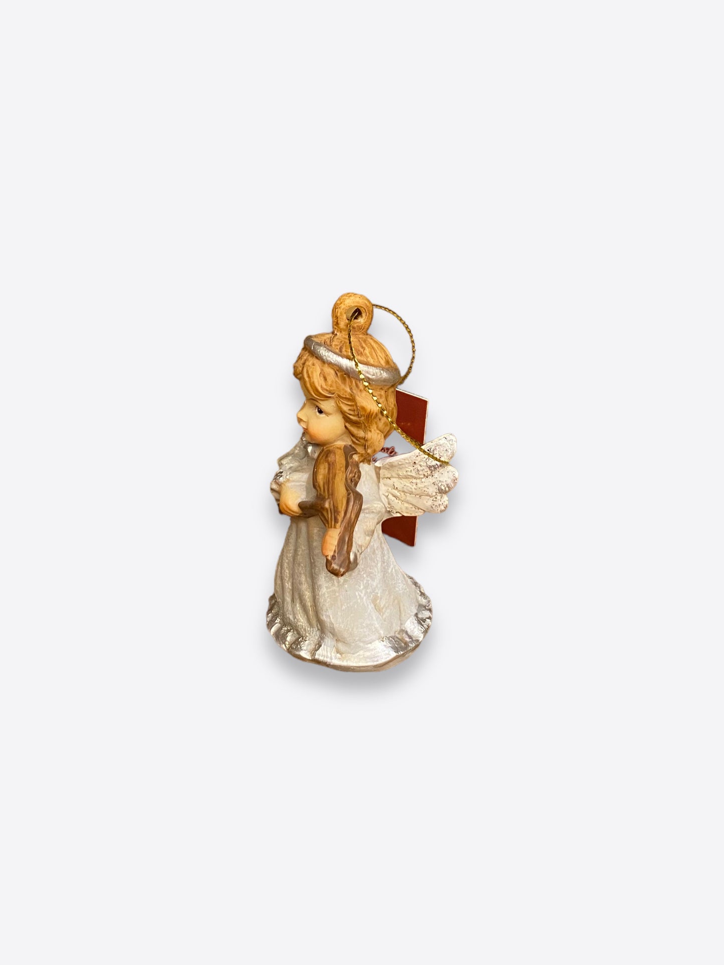 Christmas tree figure- Little Angel in white dress