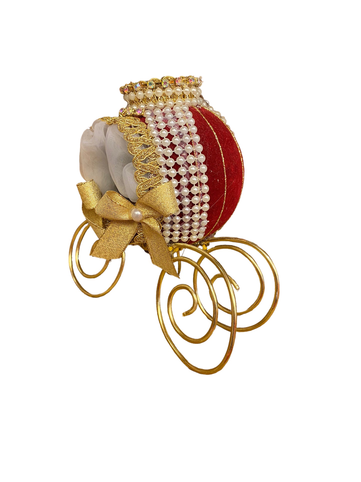 Hand made Christmas ornament- Carriage