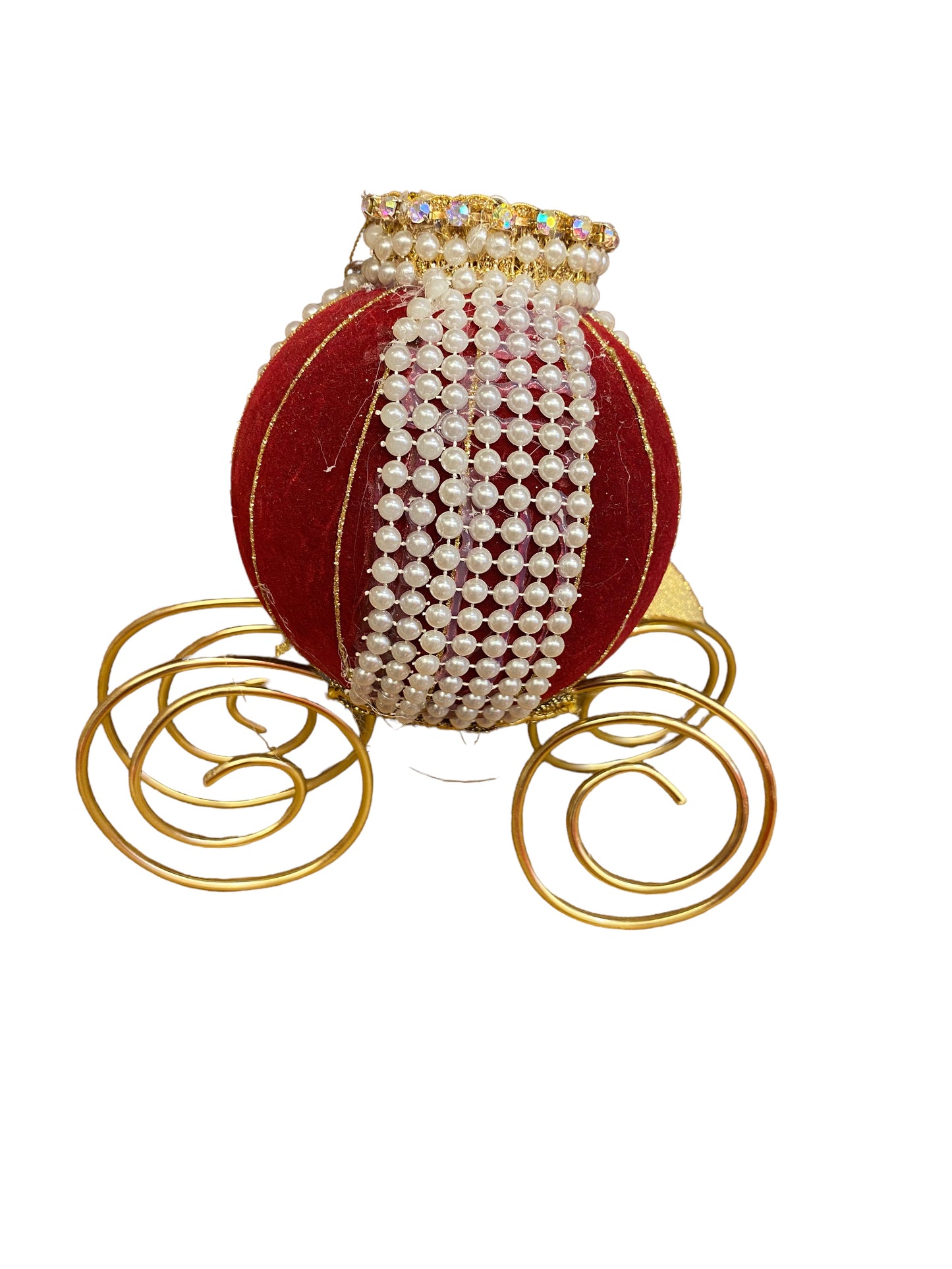 Hand made Christmas ornament- Carriage