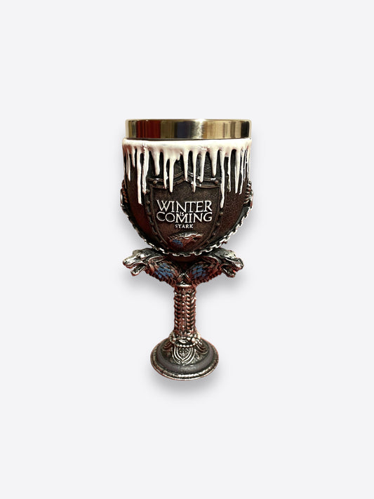 Game of Thrones goblet- Winter is coming