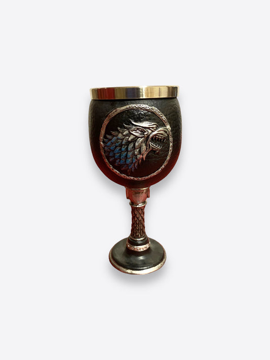 Game of Thrones goblet- House Stark