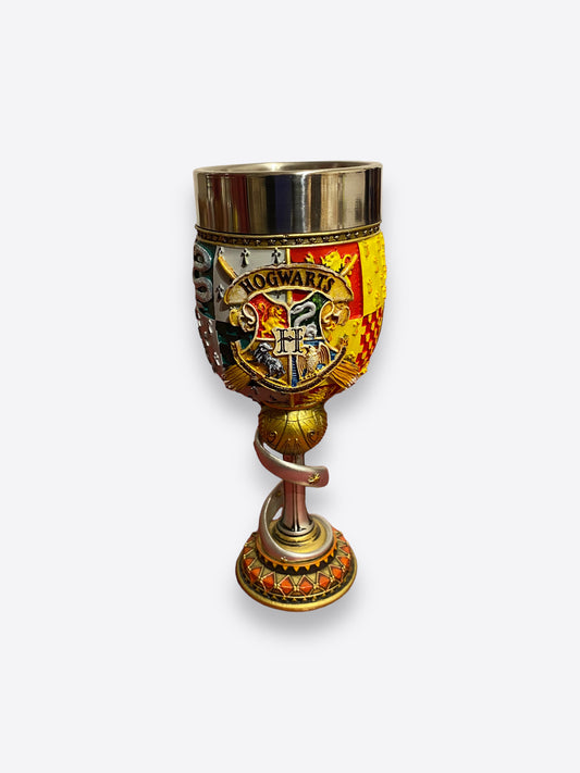 Harry Potter goblet- Hogwarts- Golden snitch handle