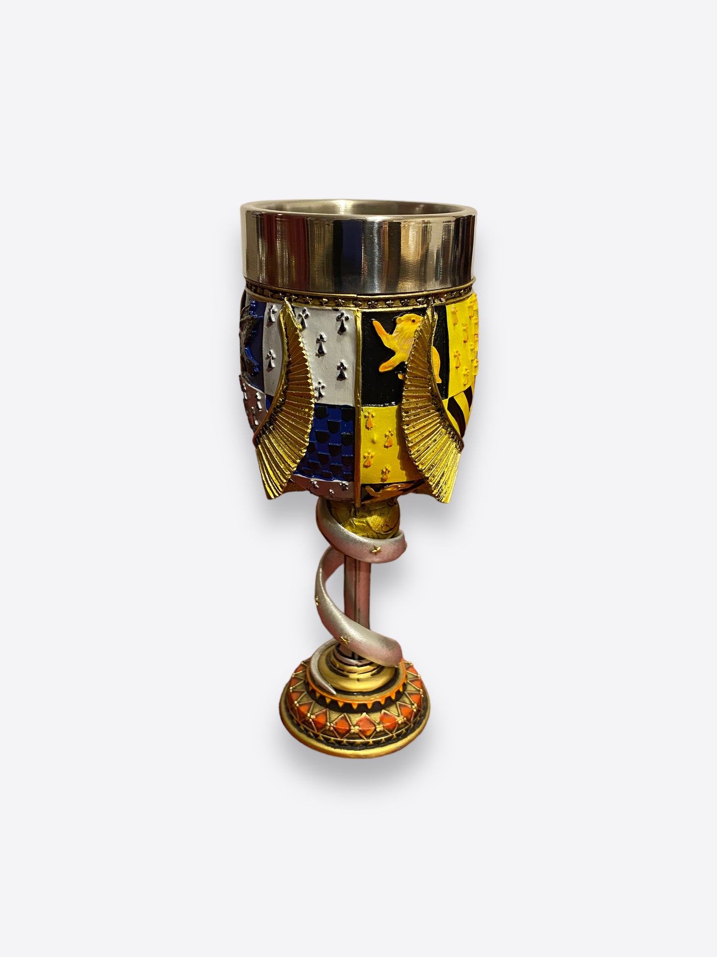 Harry Potter goblet- Hogwarts- Golden snitch handle