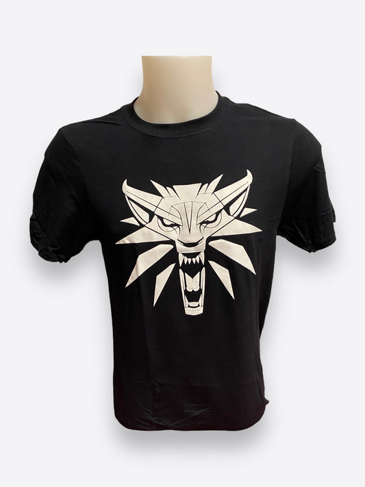 The Witcher Wild Hunt T-Shirt- Witcher Wolf Head