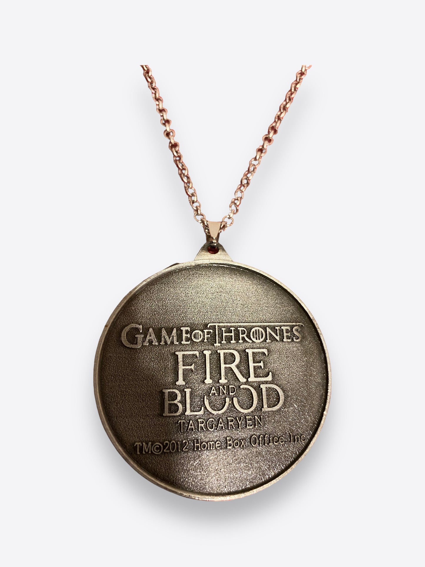 Game of Thrones necklace- Targaryen Fire and Blood