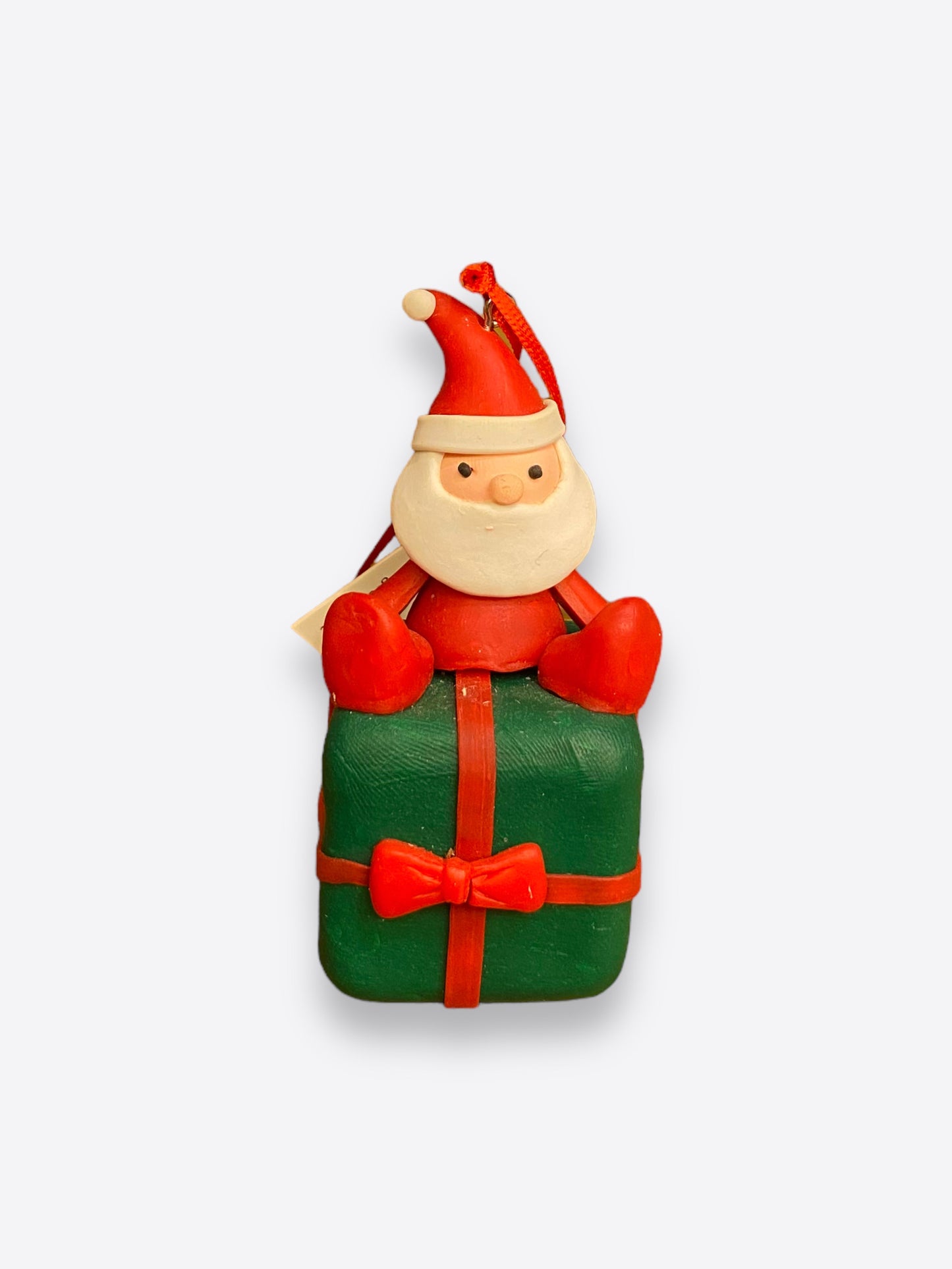 Christmas tree figure- Santa in present