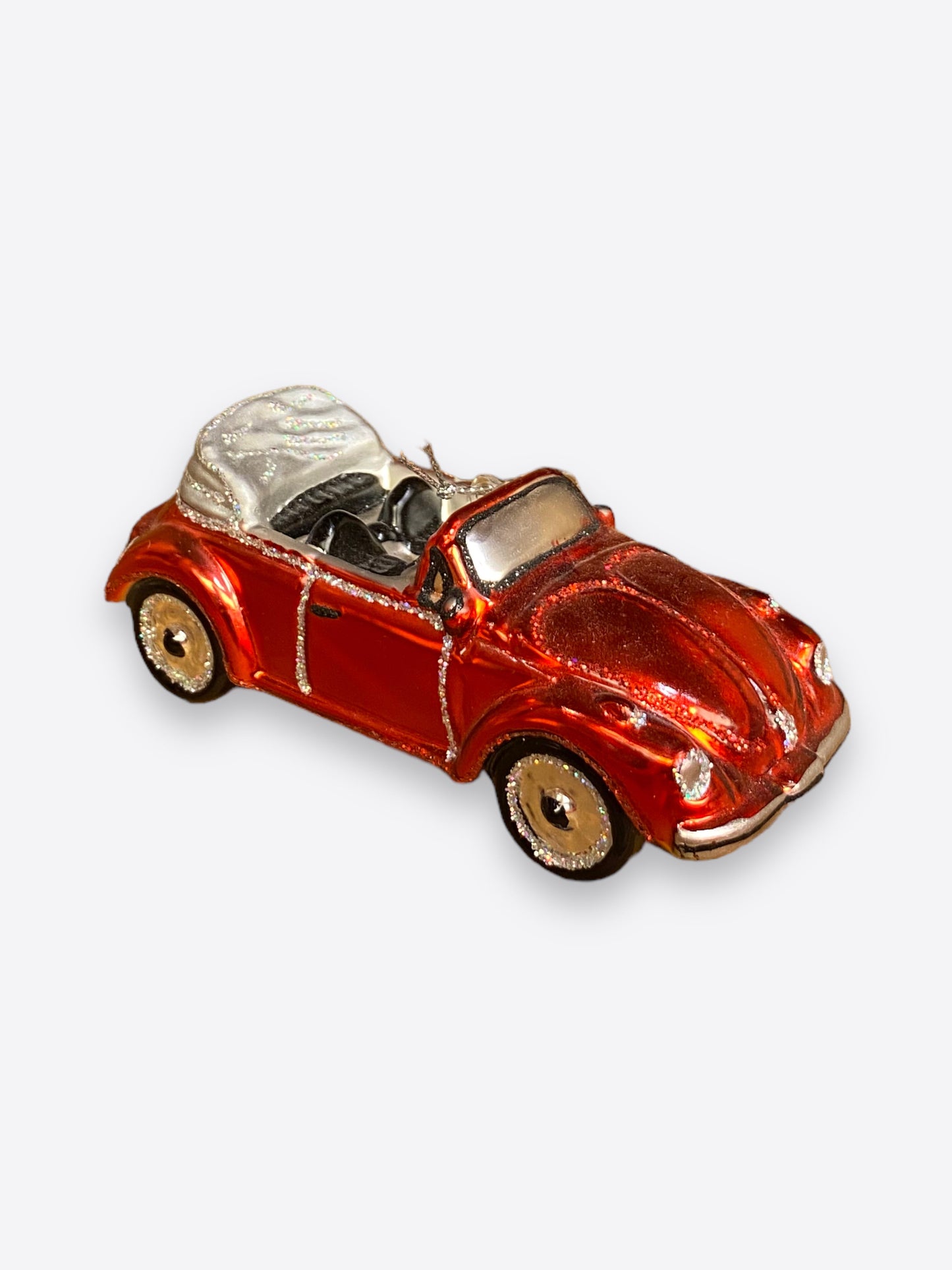 Christmas tree figure- Red cabriolet