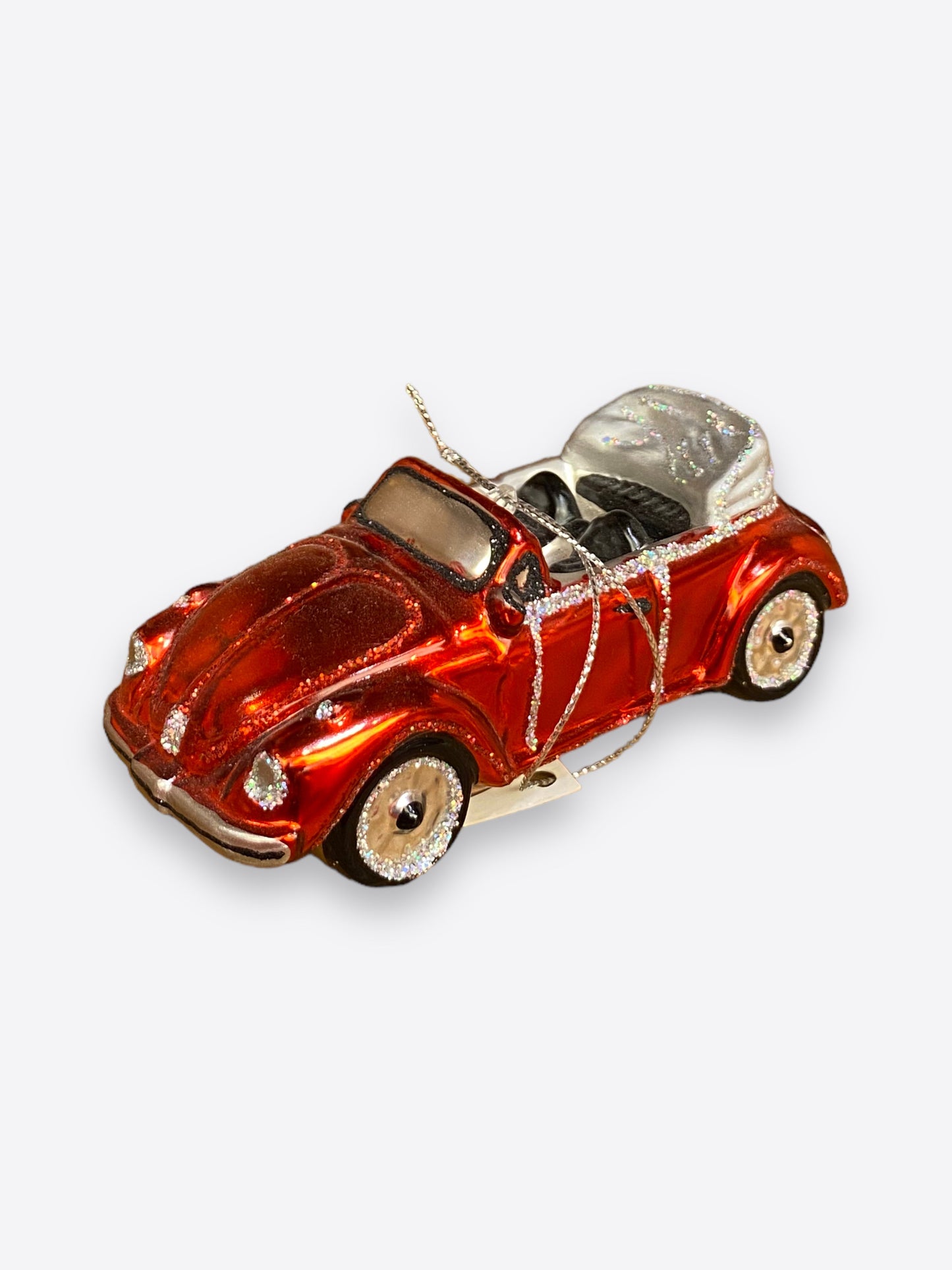 Christmas tree figure- Red cabriolet