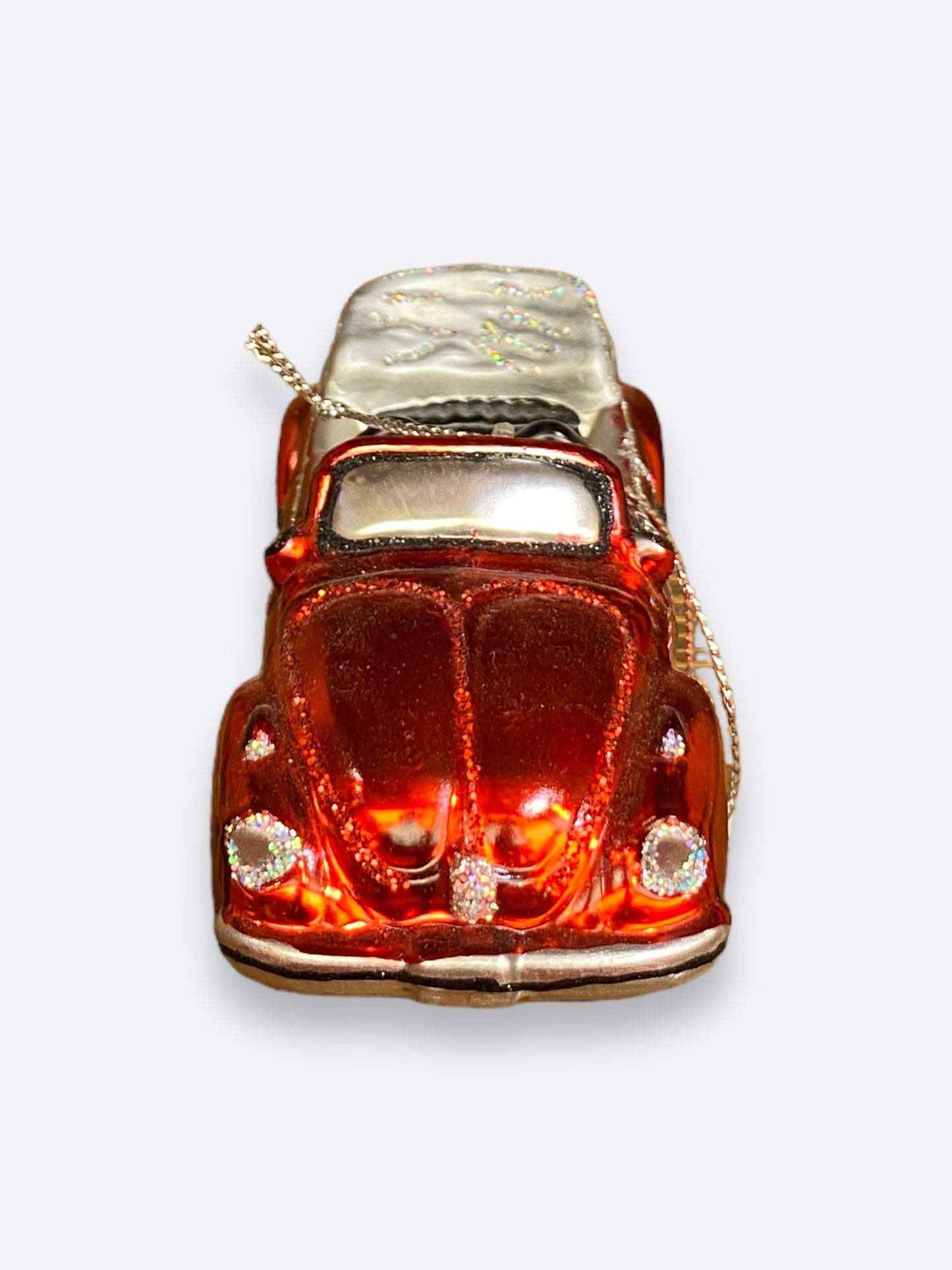 Christmas tree figure- Red cabriolet