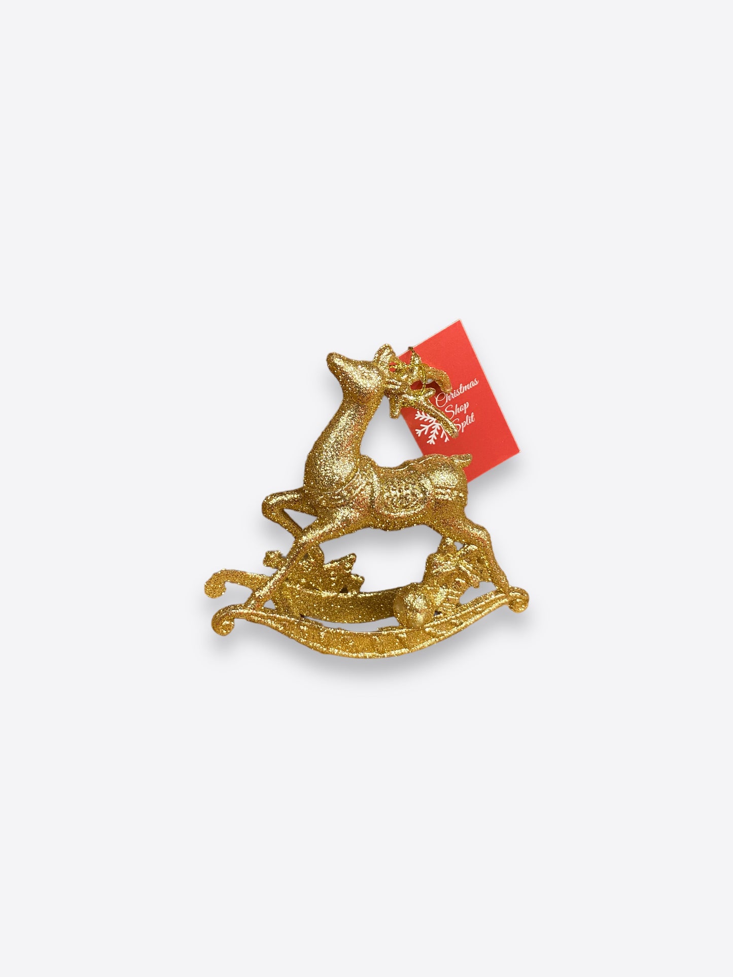 Christmas tree figure- Golden reindeer