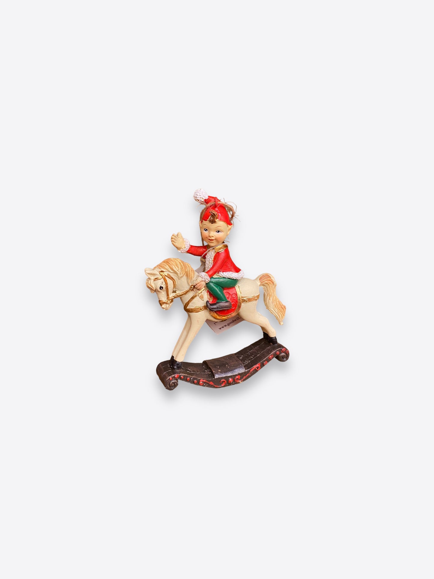 Christmas tree figure- A boy on a pony