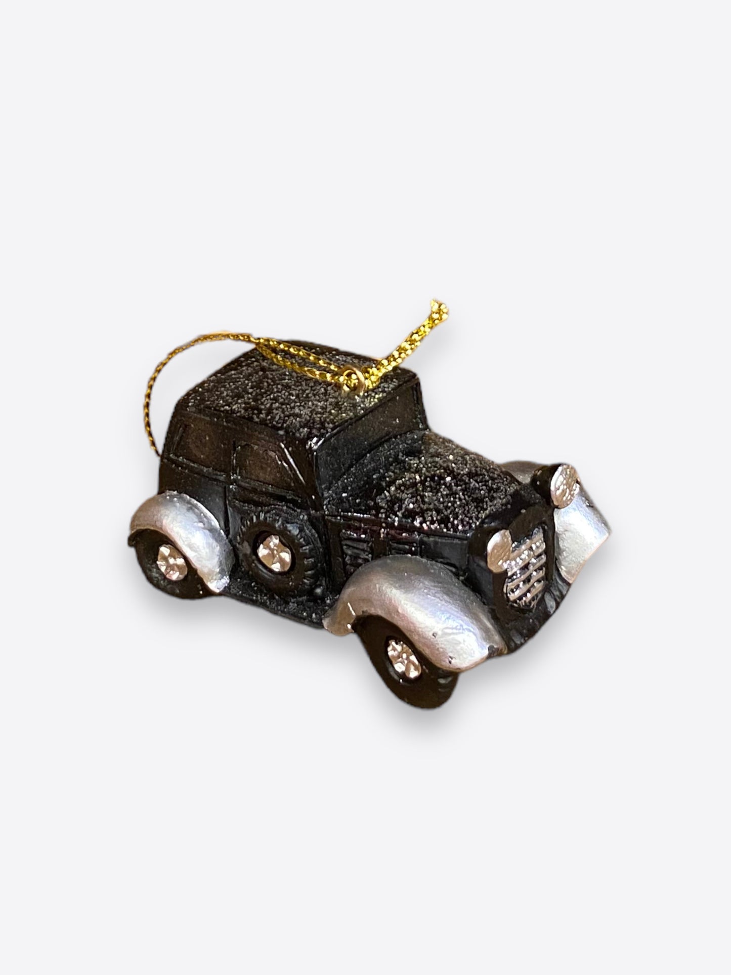 Christmas tree figure- Black car