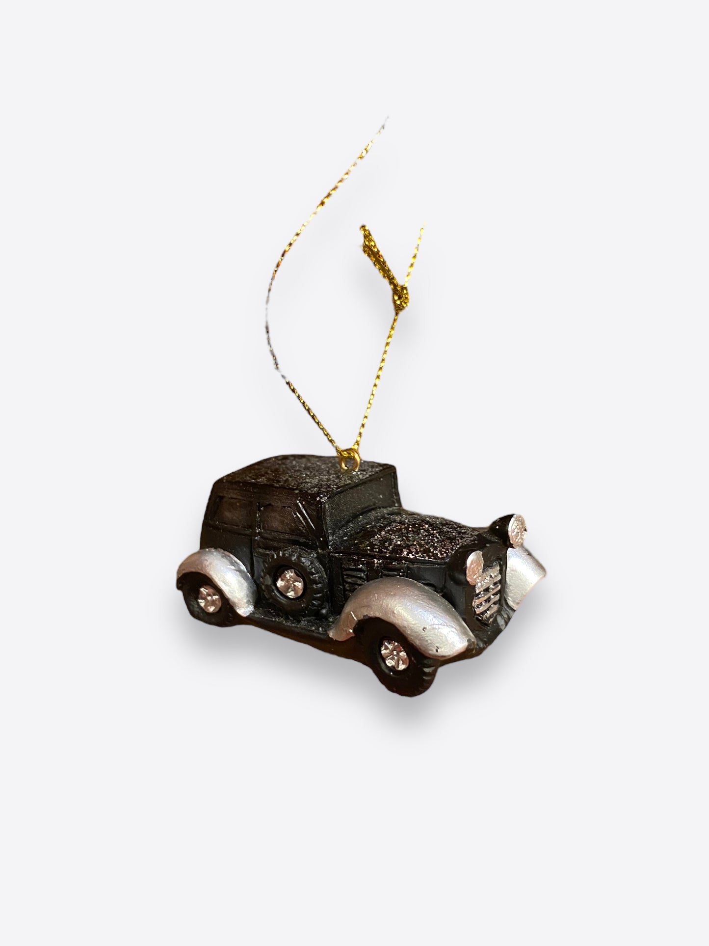 Christmas tree figure- Black car