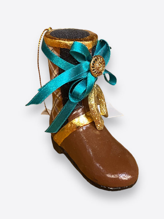 Christmas tree figure- Cowboy boot