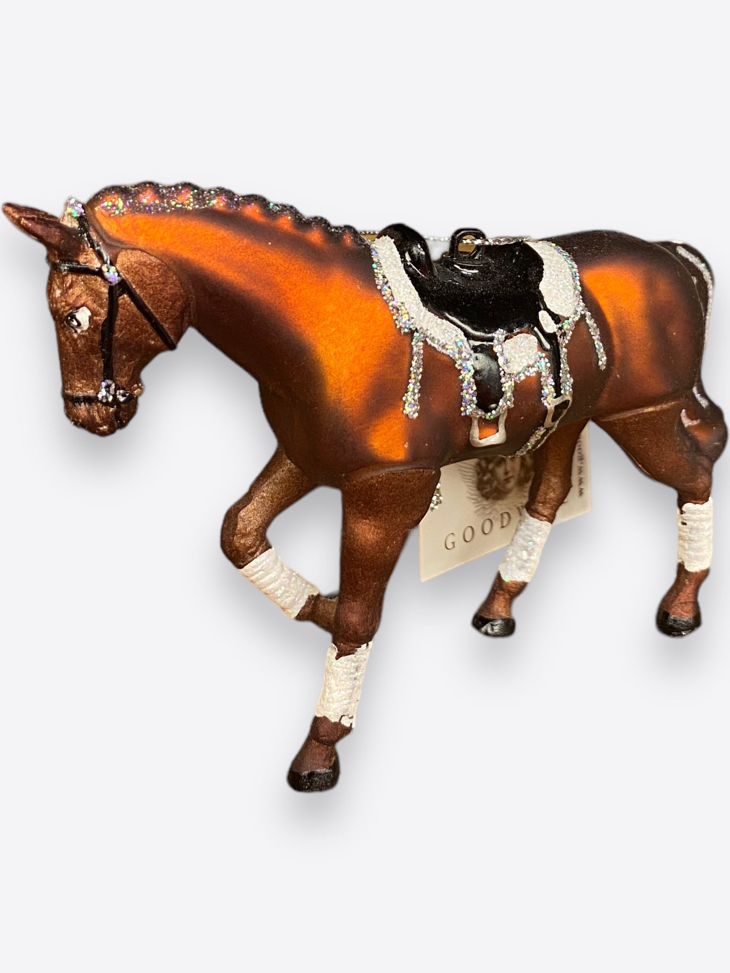 Christmas tree figure- Brown horse