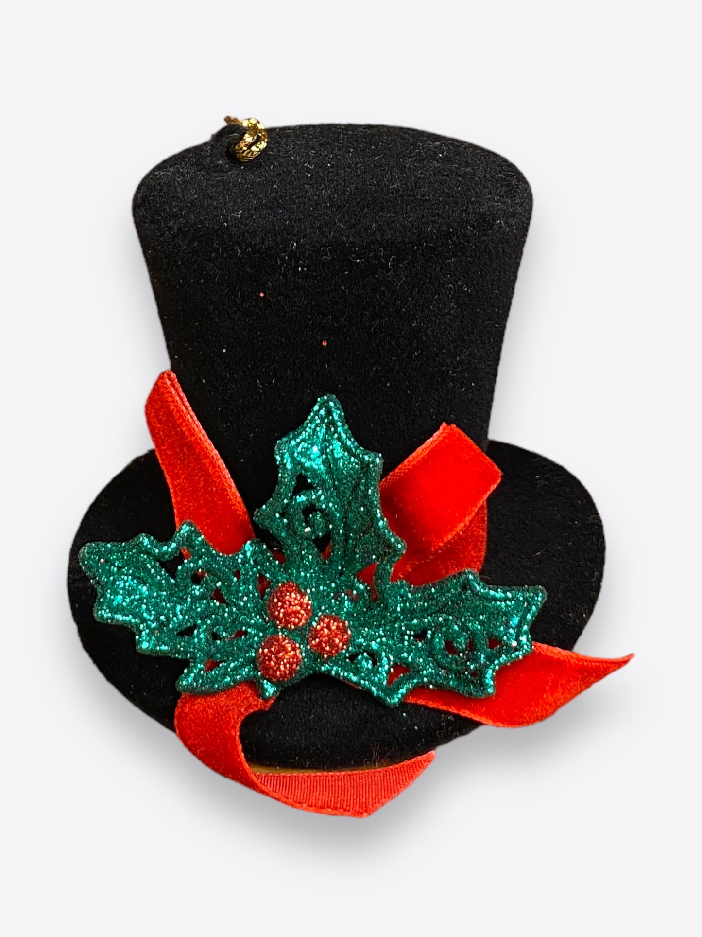 Christmas tree figure- Black top hat