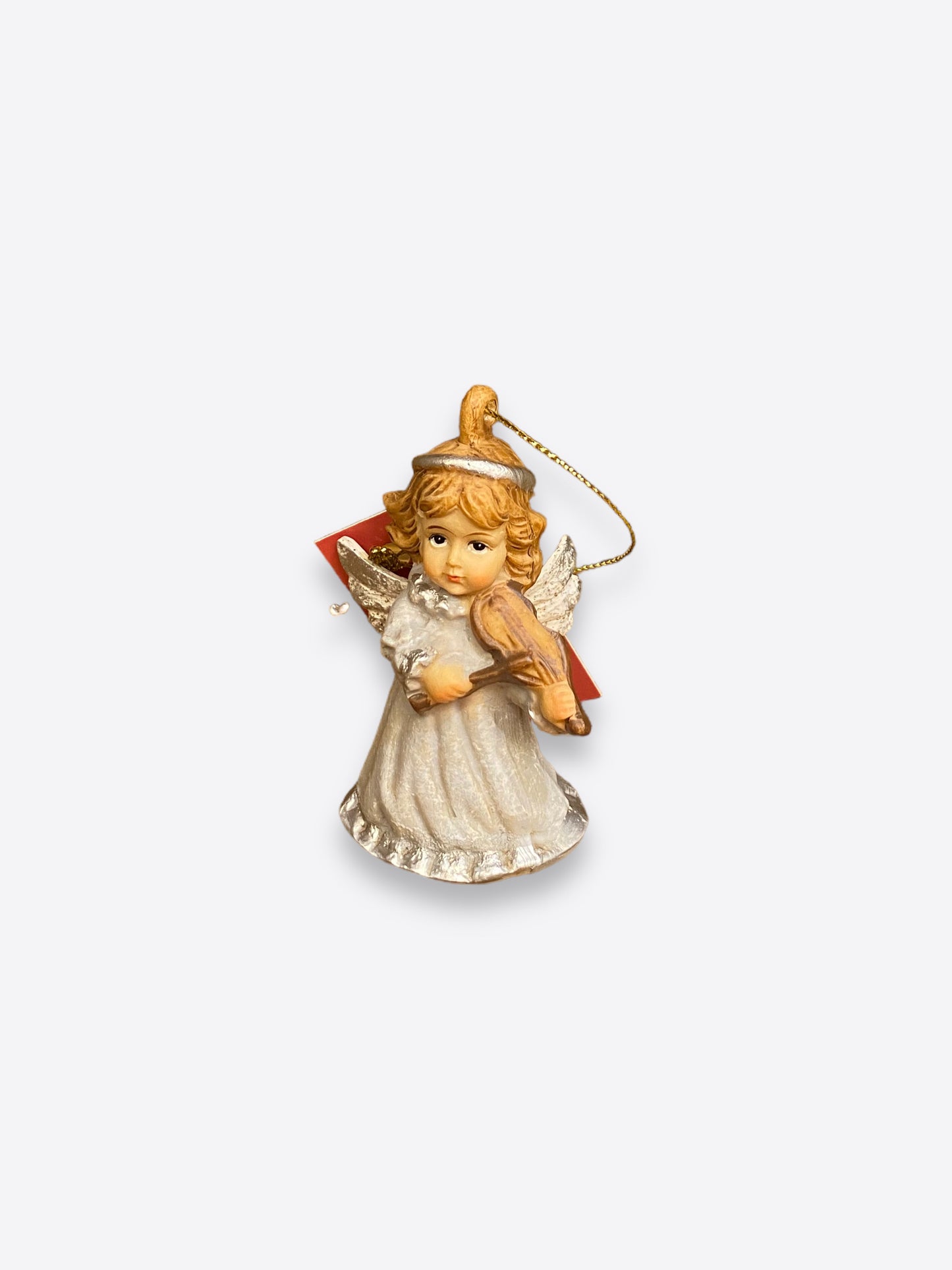 Christmas tree figure- Little Angel in white dress