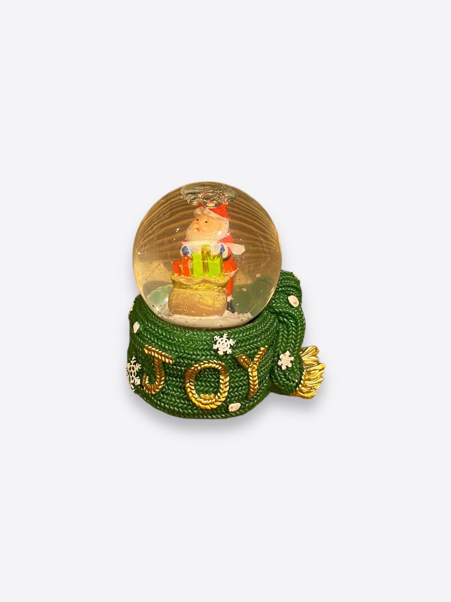 Snow globe mini- Santa with presents