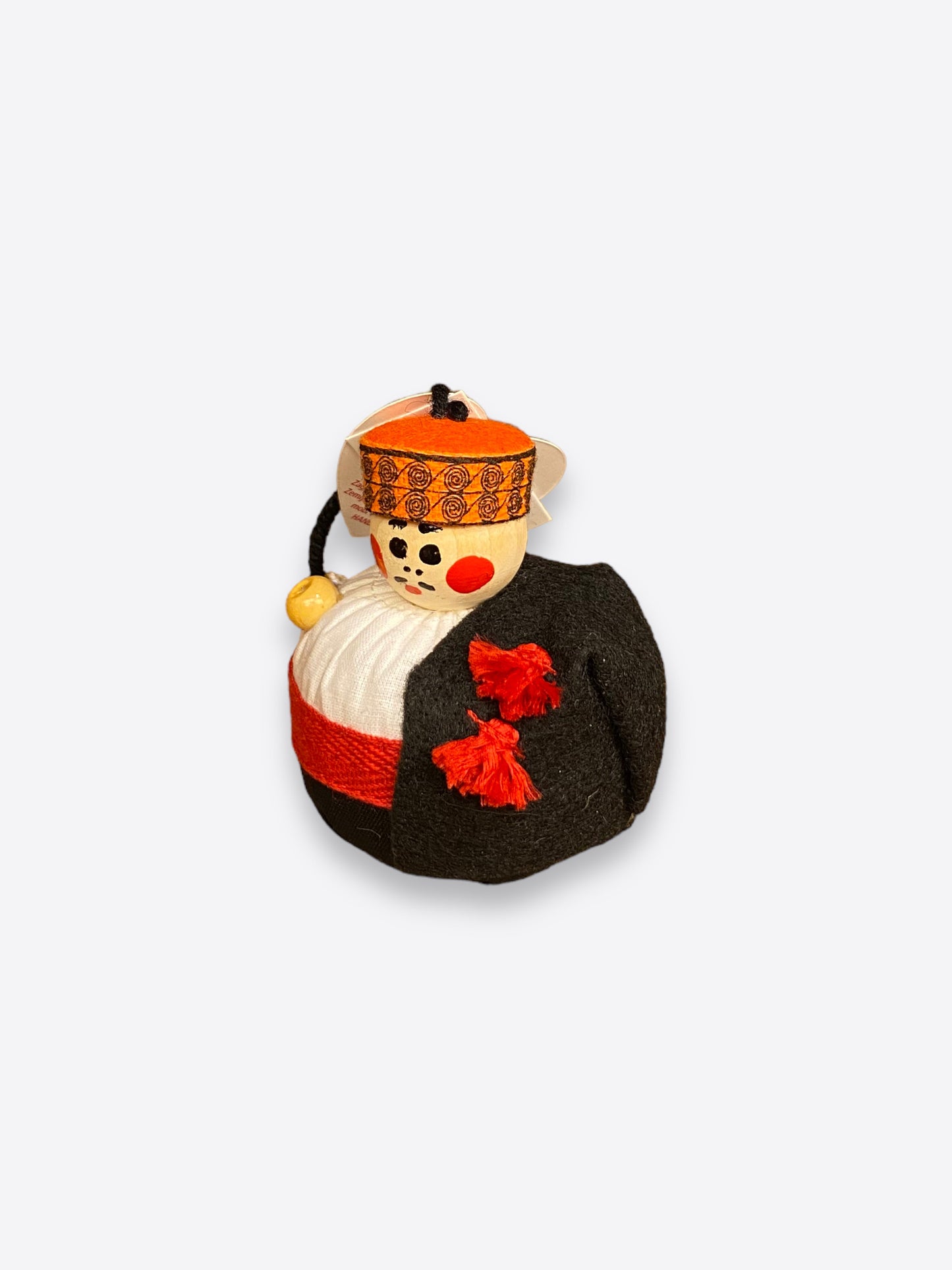 Hand made Christmas ornament- Croatian traditional costume/male