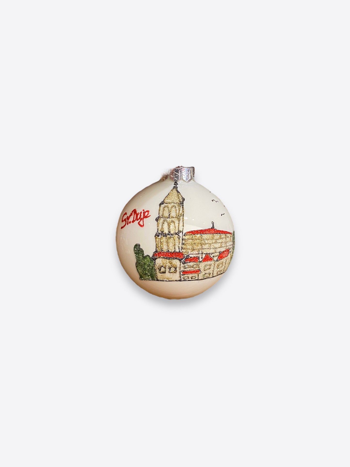 Hand painted Christmas ornament- Split, Croatia